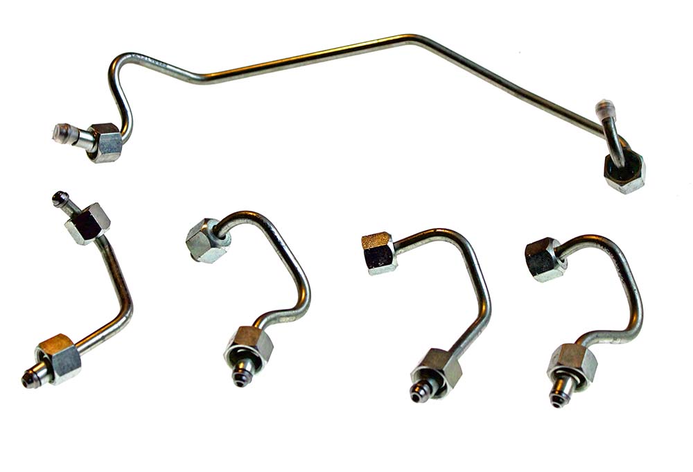 Fuel line from injection pump